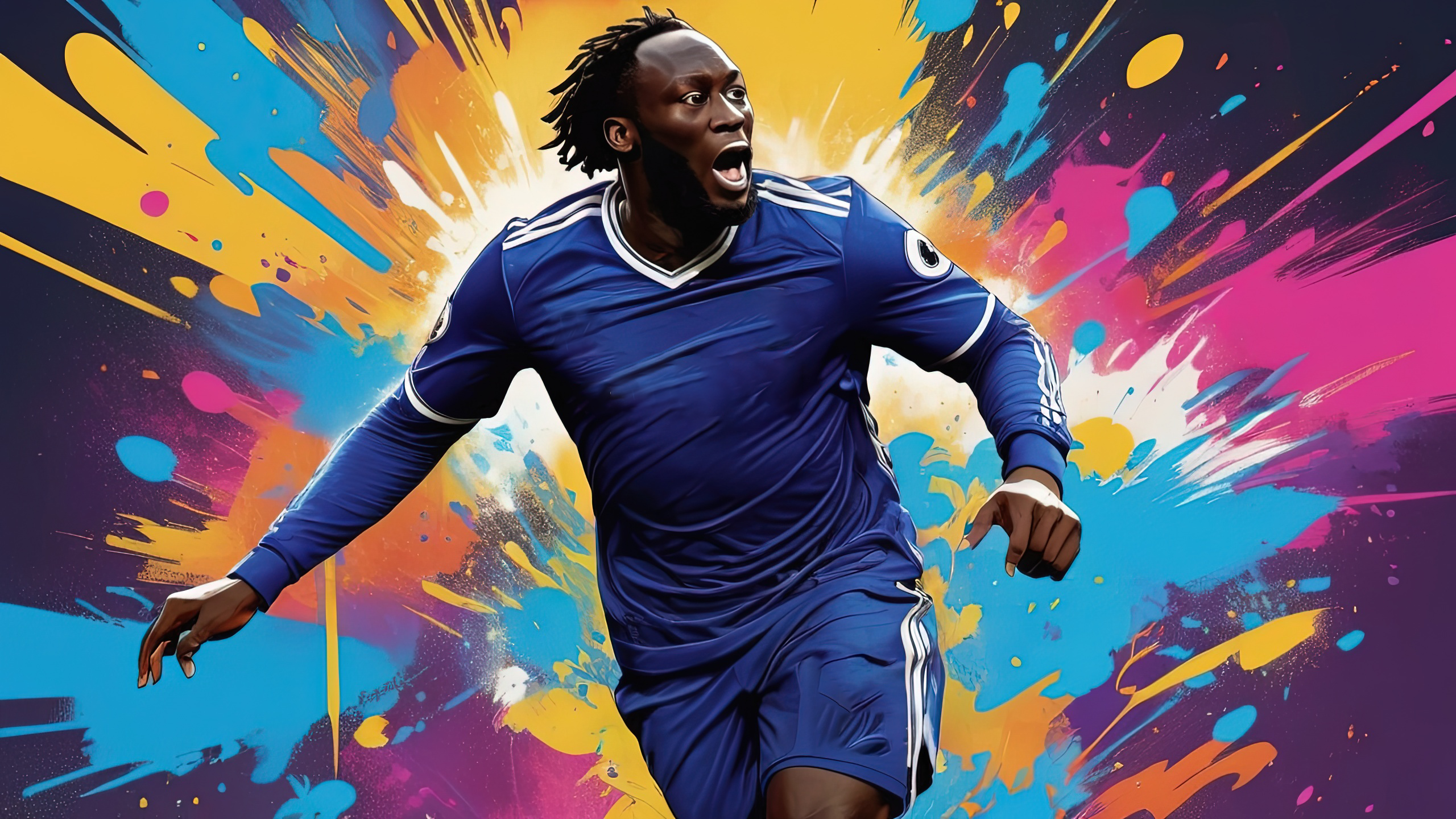 Concept Art Portrait Soccer Player