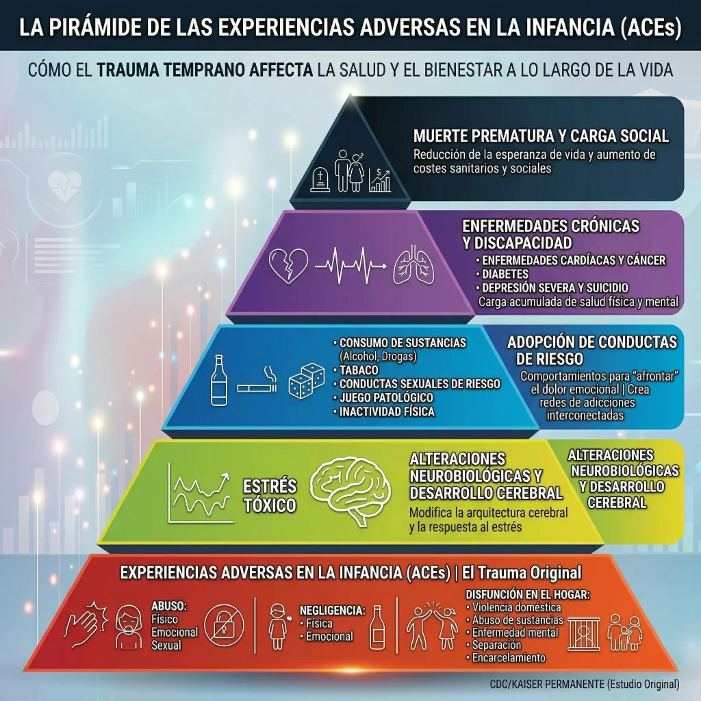 ¿Cómo influyen los traumas infantiles en la formación de adicciones en la edad adulta?