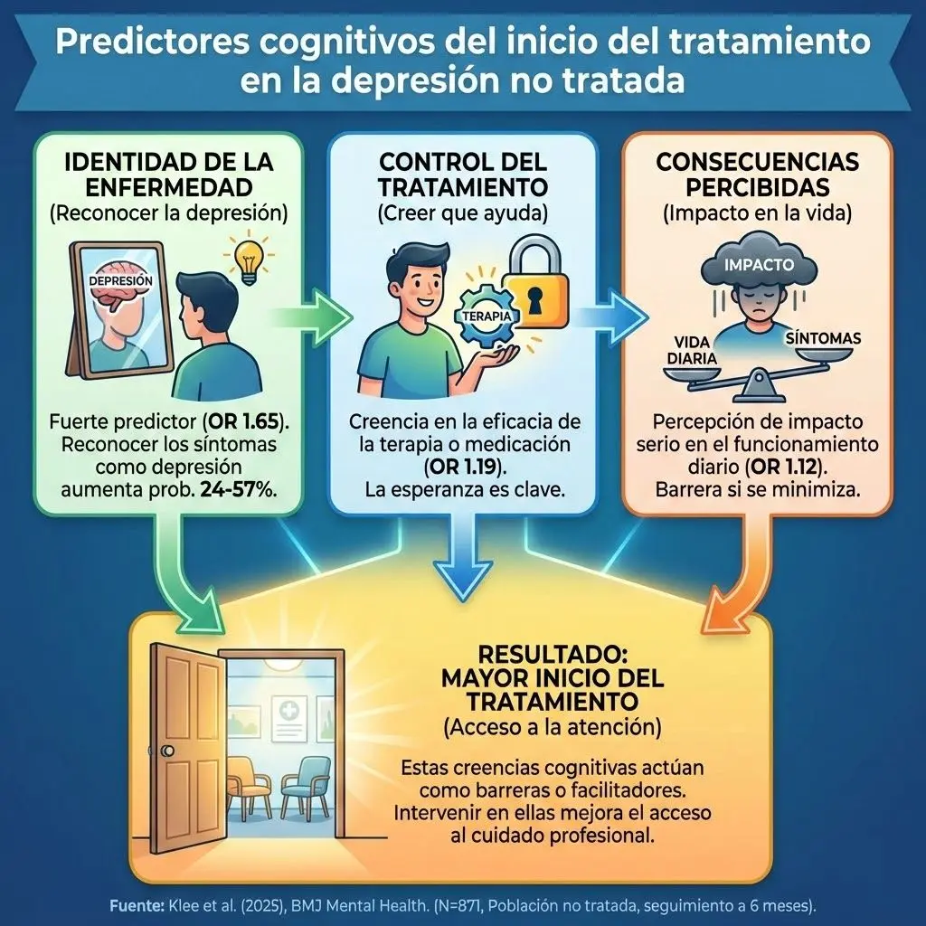 Cómo nuestras creencias marcan la diferencia en la lucha contra la depresión no tratada