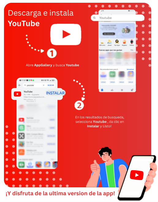 ¿Puedo ver videos de YouTube en Huawei Pura 80?